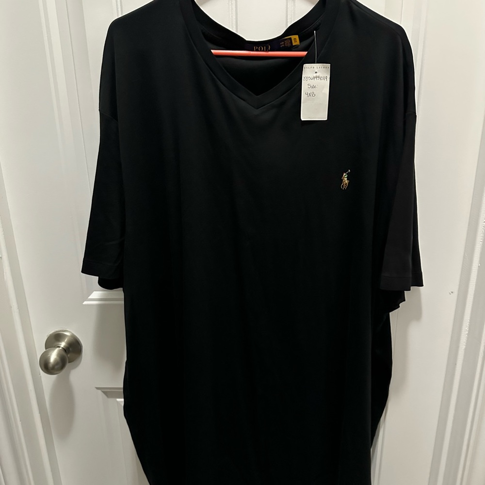 NWT Men’s V-neck polo shirt 4XB